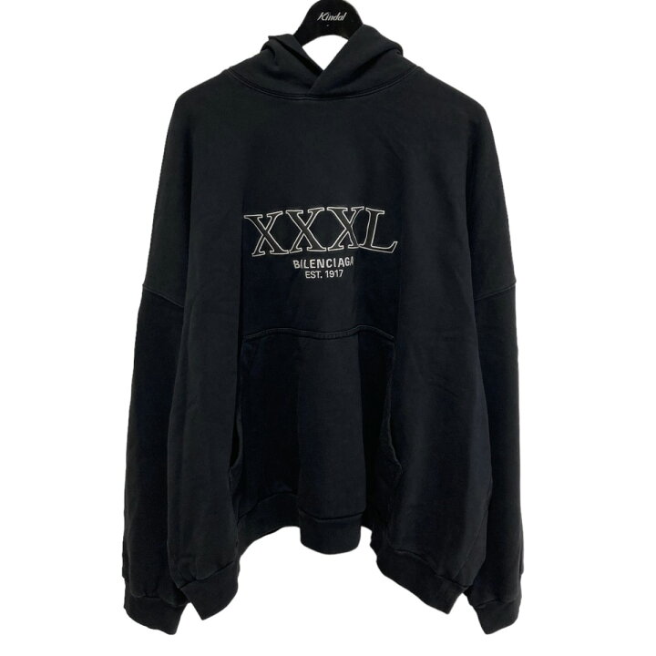 楽天市場】【中古】BALENCIAGA 22AW XXXL Hoodie ブラック サイズ：L 