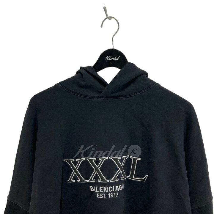 楽天市場】【中古】BALENCIAGA 22AW XXXL Hoodie ブラック サイズ：L 