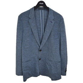 【中古】Paul Smith　LINEN JERSEY JACKET 2B リネンジャージー ジャケット 183053 1599K ブルー サイズ：L2 【110124】（ポールスミス）