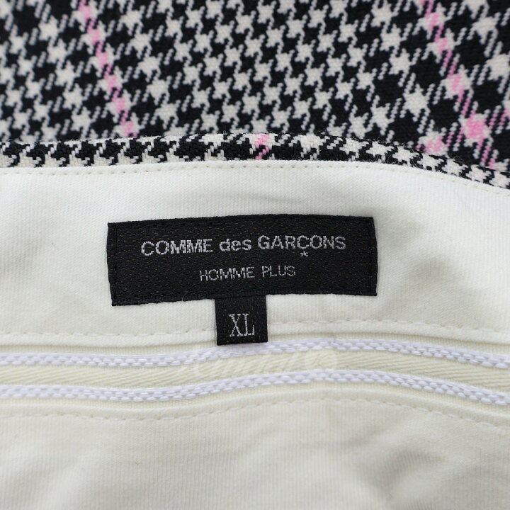 楽天市場】【中古】COMME des GARCONS HOMME PLUSハウンドトゥース柄  