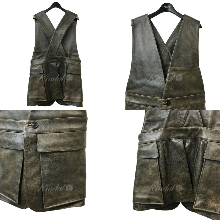楽天市場】【中古】FUMIKA UCHIDA「LEATHER OVER BAG VEST」レザー 