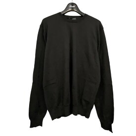 【中古】PRADA　長袖ニットカットソー ブラック サイズ：50 【120124】（プラダ）