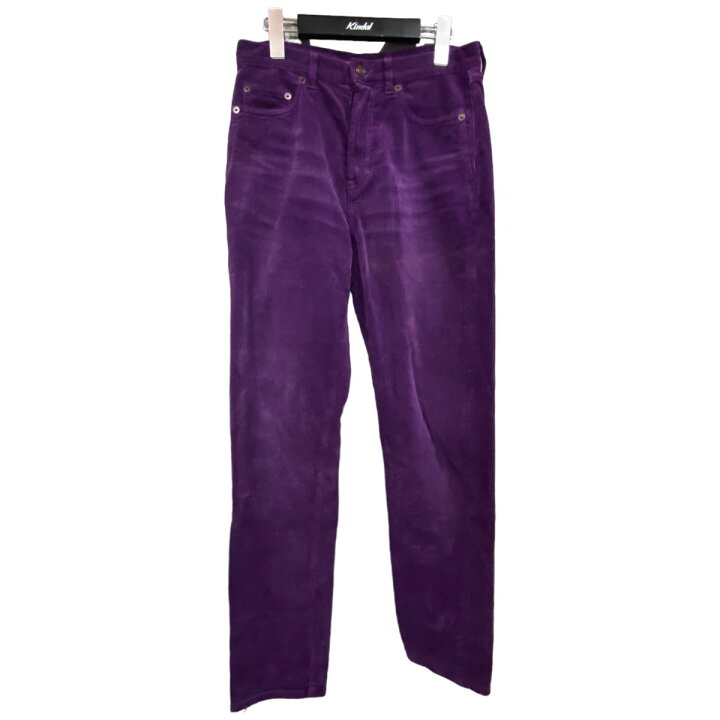 楽天市場】【中古】SAINT LAURENT PARIS コーデュロイパンツ パープル 