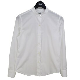 【中古】鎌倉シャツ　クラシックシャツ バンドカラー ホワイト サイズ：38 【120124】（カマクラ シャツ）
