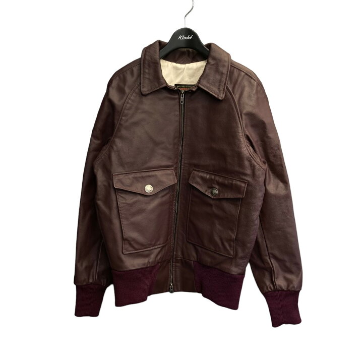 楽天市場】【中古】SKOOKUMレザージャケット ブラウン サイズ：36 