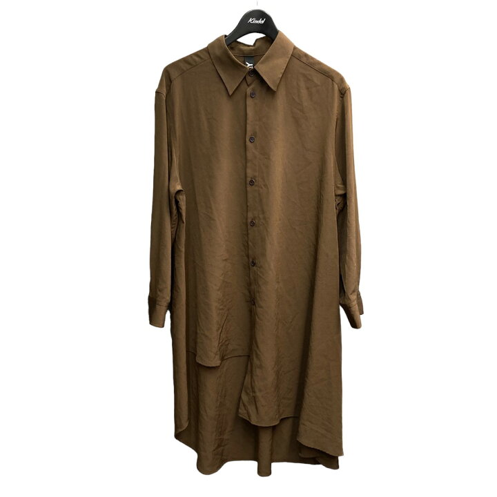 楽天市場】【中古】GROUND Y2021AW 「Big asymmetric shirt」 ロング 