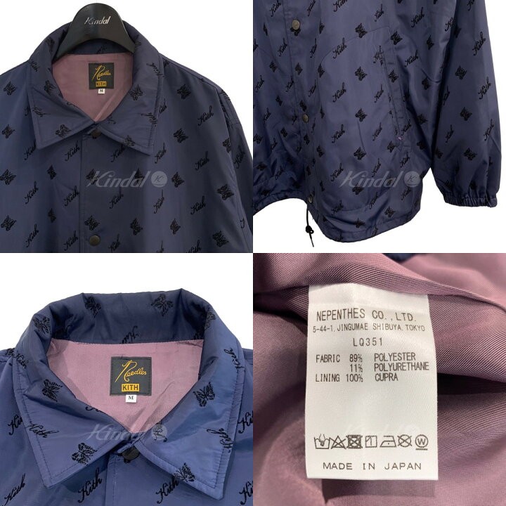 楽天市場】【中古】KITH×NEEDLES22AW ｢Flocked Nylon Coaches Jacket 