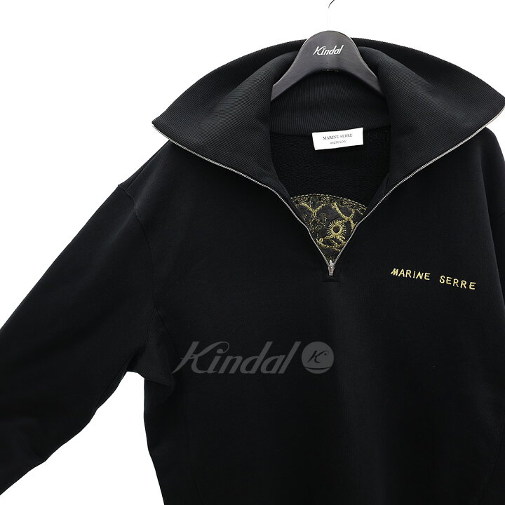 楽天市場】【中古】MARINE SERRE オーナメントムーンハーフジップ 