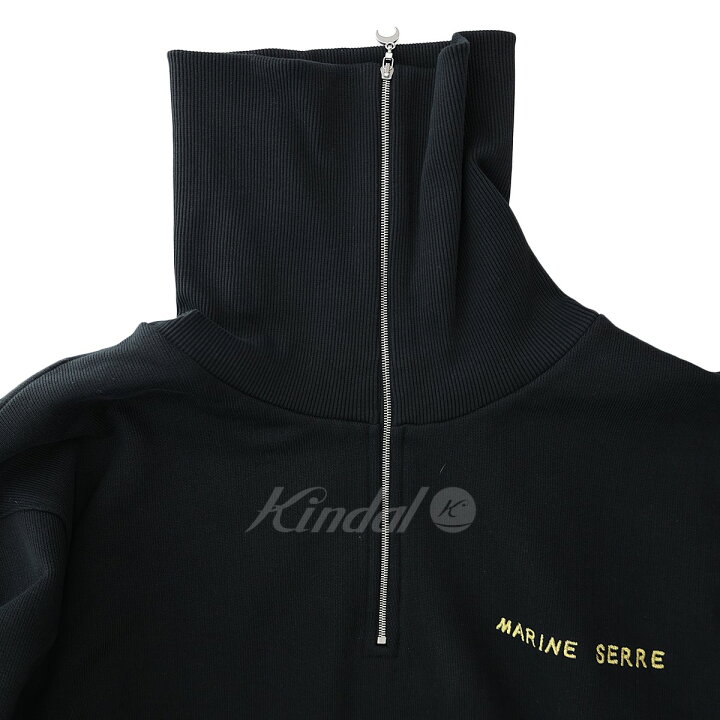 楽天市場】【中古】MARINE SERRE オーナメントムーンハーフジップ  