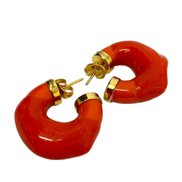 楽天市場】【中古】SUNNEI フープピアス2個セット オレンジ 【130124 