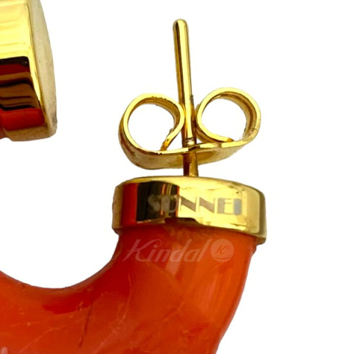 楽天市場】【中古】SUNNEI フープピアス2個セット オレンジ 【130124 