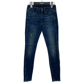 【中古】G-STAR RAW3301 Deconstructed Mid Waist Straight Jeans ジーンズ インディゴ サイズ：24【価格見直し】