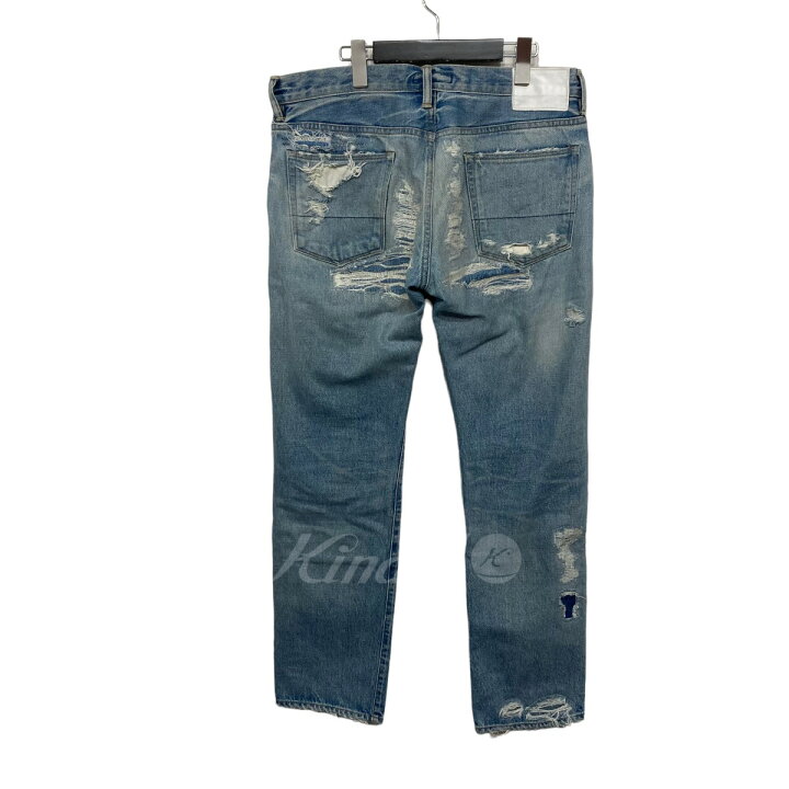 楽天市場】【中古】Ron Herman クラッシュ加工デニムパンツ インディゴ 