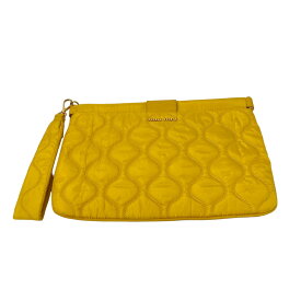 【中古】miu miu　キルティング クラッチバッグ 5N1851 イエロー サイズ：- 【140124】（ミュウミュウ）