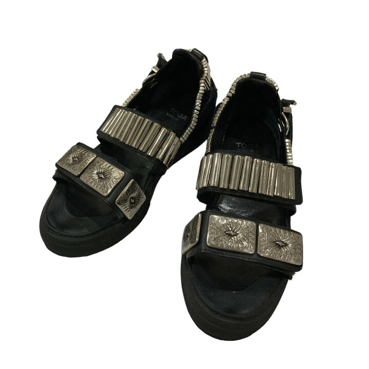楽天市場】【中古】TOGA VIRILIS METAL レザースニーカーサンダル 