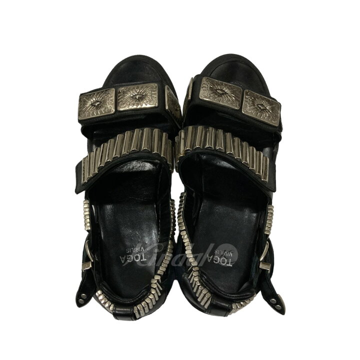 楽天市場】【中古】TOGA VIRILIS METAL レザースニーカーサンダル 