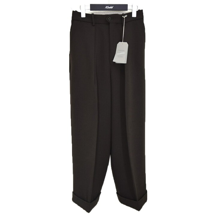 楽天市場】【中古】MARKAWARE PLEATED WIDE TROUSERS ウール タック 