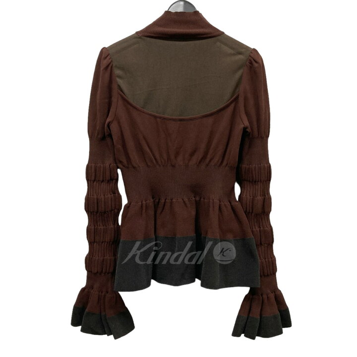 楽天市場】【中古】FETICO 2023AW「STRIPE KNIT PEPLUM SWEATER 
