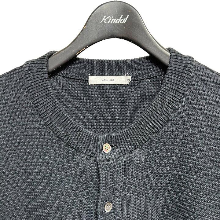 楽天市場】【中古】YASHIKI Hisetu Cardigan クルーネックワッフル 