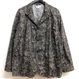 【中古】Engineered Garments　Loiter Jacket Paisley Print ペイズリー柄ロイタージャケット グレー×ブラウン サイズ：S 【160124】（エンジニアードガーメンツ）