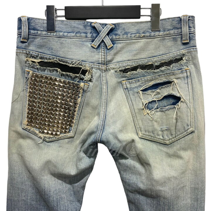 楽天市場】【中古】Z．VARGASダメージ・リペア加工 デニムパンツ 