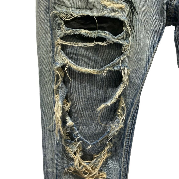 楽天市場】【中古】Z．VARGASダメージ・リペア加工 デニムパンツ 