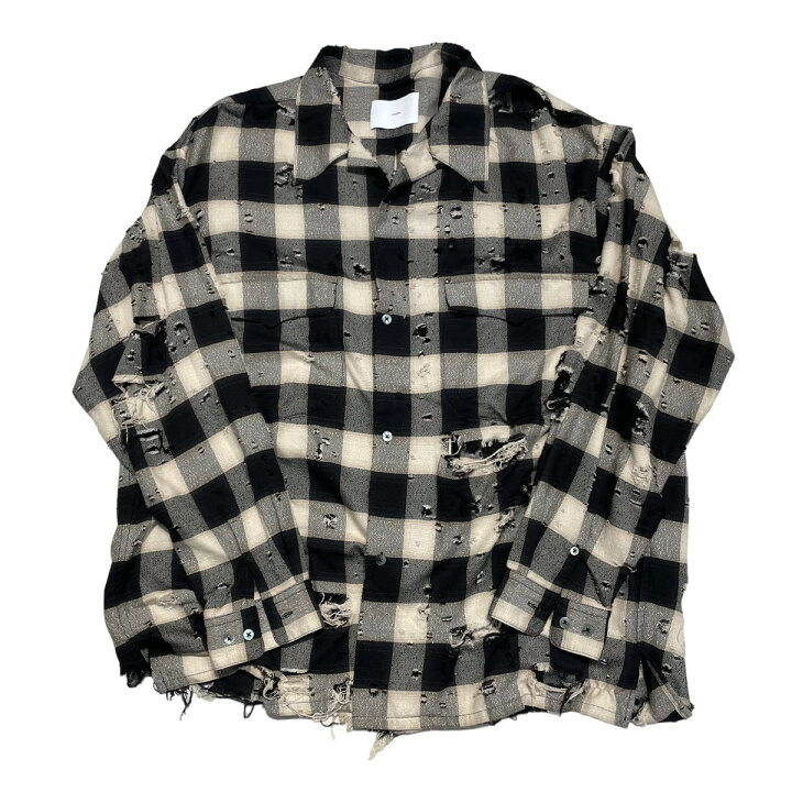 楽天市場】【中古】SUGARHILL DESTRRESSED OMBRE PLAID BLOUSE シャツ 