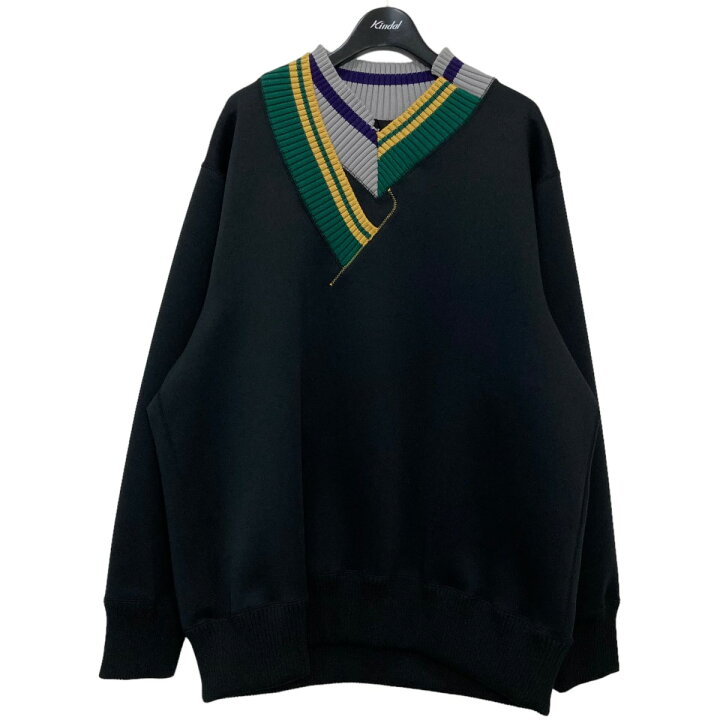 楽天市場】【中古】kolor PE VNECK ダンボールニット 21WCM-T02202 