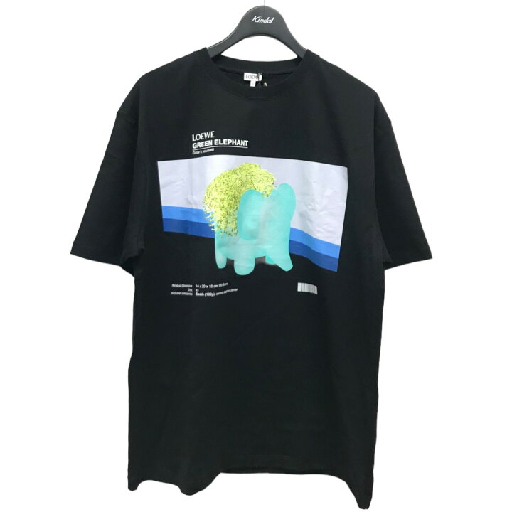 楽天市場】【中古】LOEWE 23SSチアエレファントTシャツ ブラック 