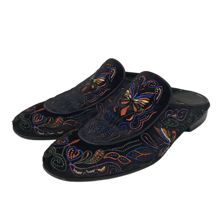 楽天市場】【中古】Needles｢Velvet Mule｣ミュール 32796 ブラック 