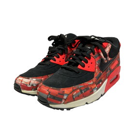 【中古】NIKEAIR MAX 90 RED WE LOVE NIKE AQ0926-001 レッド×ブラック サイズ：26．5cm【価格見直し】