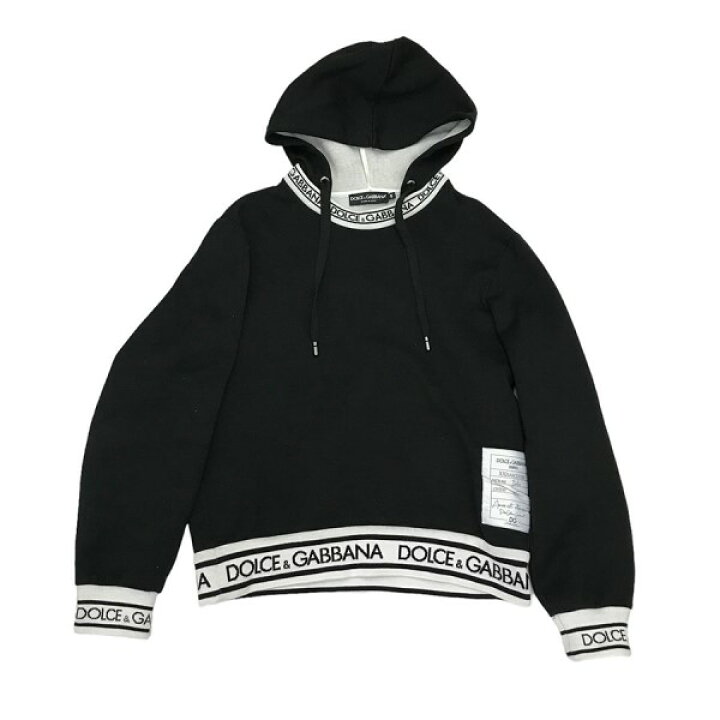 楽天市場】【中古】DOLCE＆GABBANA ロゴ スウェット フーディー 