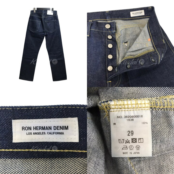 楽天市場】【中古】Ron Herman Denim ｢Raw Denim Straight Pants 