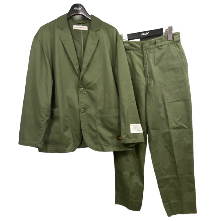 楽天市場】【中古】THE FLOWER SHOP×Dickies ワークスーツ グリーン  