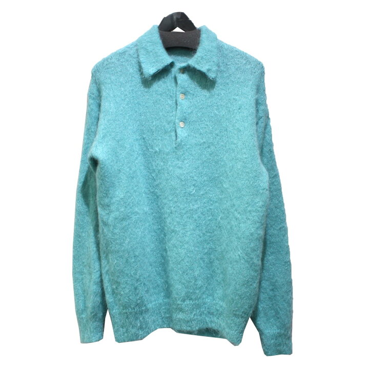 楽天市場】【中古】AURALEE22AW BRUSHED SUPER KID MOHAIR KNIT POLO  