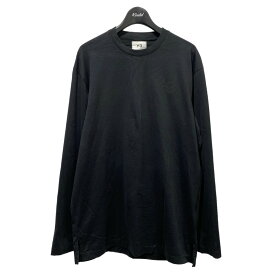 【中古】Y-3　CLASSIC CHEST LOGO LS TEE 胸ロゴ 長袖カットソー ブラック サイズ：S 【200124】（ワイスリー）