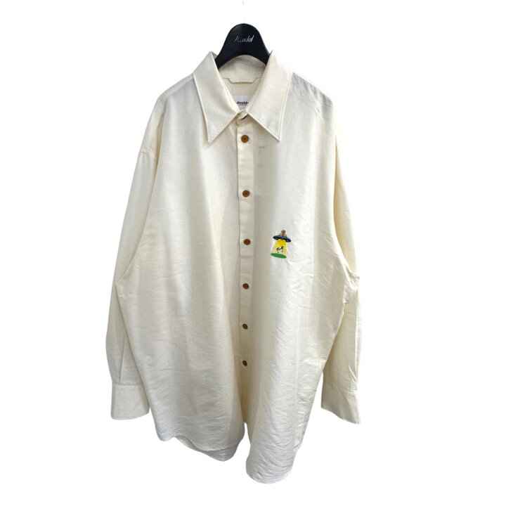 楽天市場】【中古】doublet「MILK FIBER OVERSIZED SHIRT」 胸刺繍 