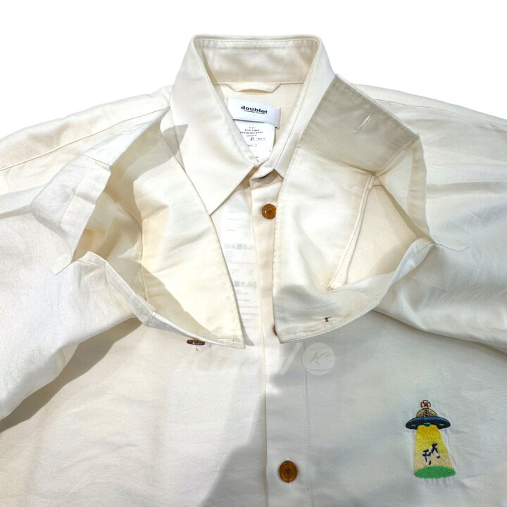 楽天市場】【中古】doublet「MILK FIBER OVERSIZED SHIRT」 胸刺繍 