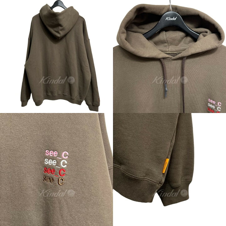 楽天市場】【中古】eye_C x SEE SEE 2023AW HOODY SWEAT ブラウン 