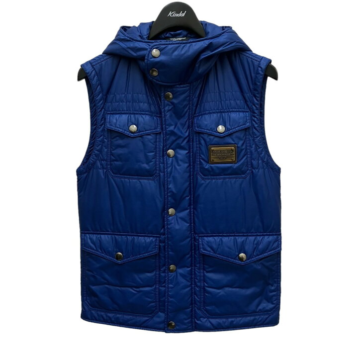 楽天市場】【中古】DOLCE＆GABBANA 中綿入りベスト G9L471 ブルー 