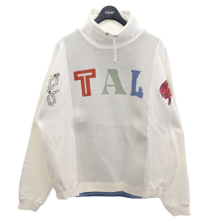 楽天市場】【中古】Left Alone ニット切替モックネックスウェット オフ 