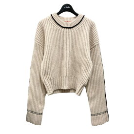 【中古】ACNE STUDIOS　Lambswool sweater FN-WN-KNIT000376 ホワイト サイズ：XS 【230124】（アクネストゥディオズ）