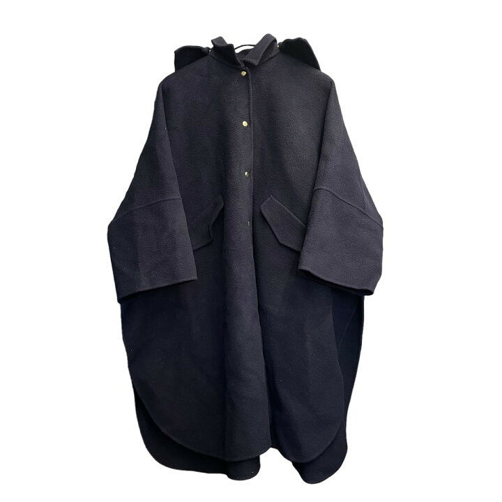 楽天市場】【中古】DRAWER ウールケヌキポンチョコート ロングコート  