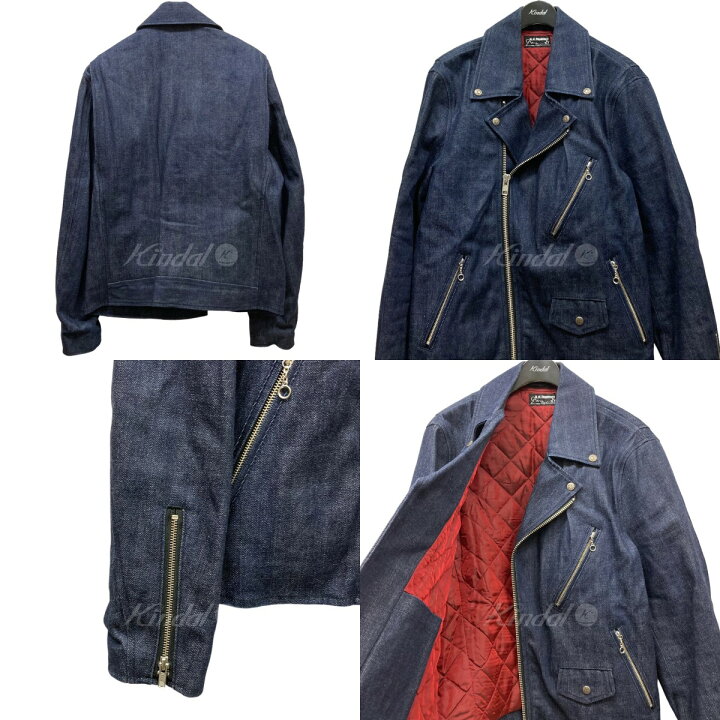 楽天市場】【中古】H．R．MARKET デニムライダースジャケット 