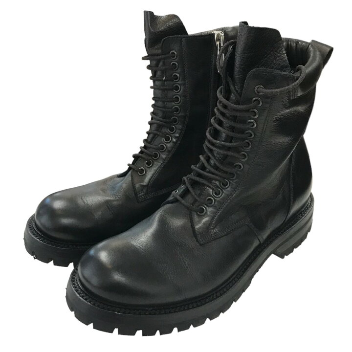 楽天市場】【中古】Rick Owens ミリタリーコンバットブーツ ブラック 