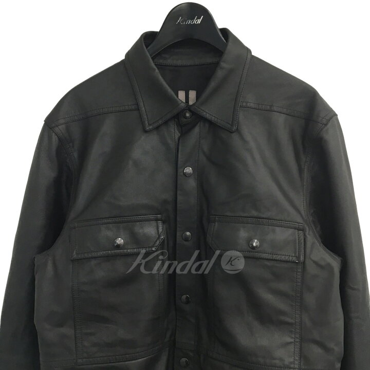 楽天市場】【中古】Rick Owens 2021SS ｢OUTER SHIRT｣レザーアウター 