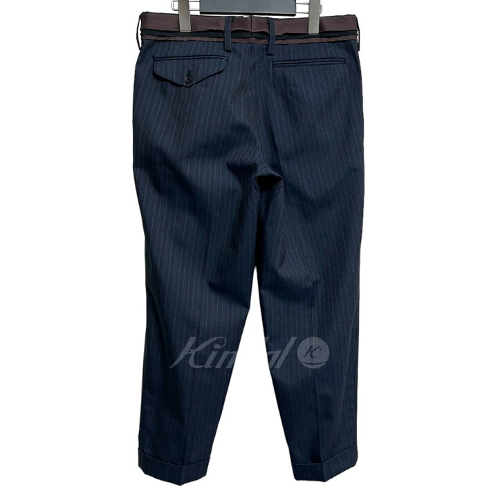 楽天市場】【中古】kolor 21WCM-P05104 PANT ウエスト切替ストライプ 