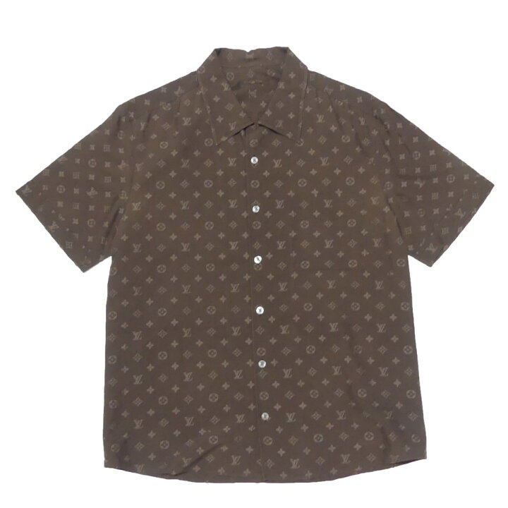 楽天市場】【中古】LOUIS VUITTON モノグラム シルク 半袖シャツ 