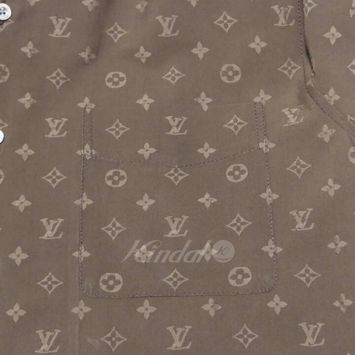 楽天市場】【中古】LOUIS VUITTON モノグラム シルク 半袖シャツ 