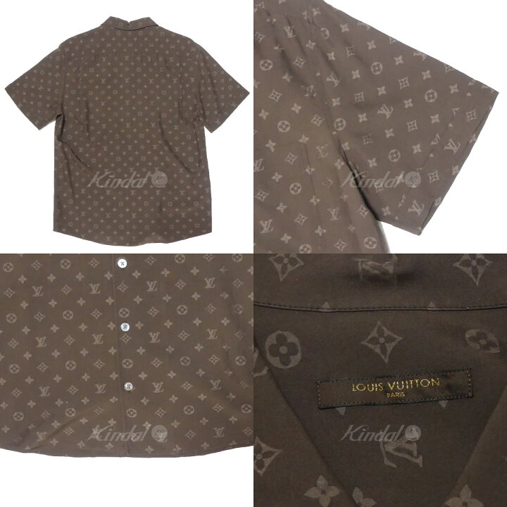 楽天市場】【中古】LOUIS VUITTON モノグラム シルク 半袖シャツ 